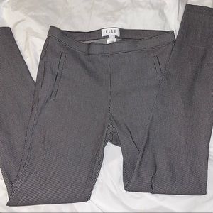 Elle - Dress Pant/Slacks (Black/White - M)